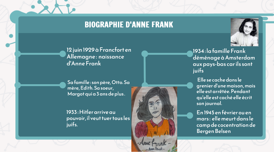 Frise Anne Frank Upe A Sur Le Chemin De Pasteur